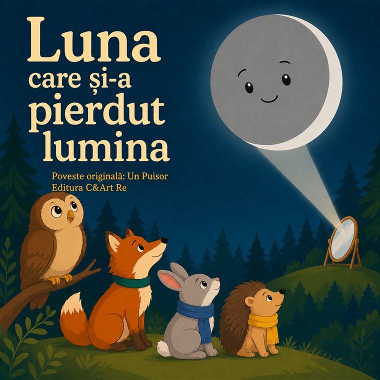 Coperta poveștii Luna care și-a pierdut lumina