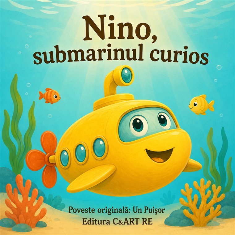 Coperta poveștii Nino, submarinul curios
